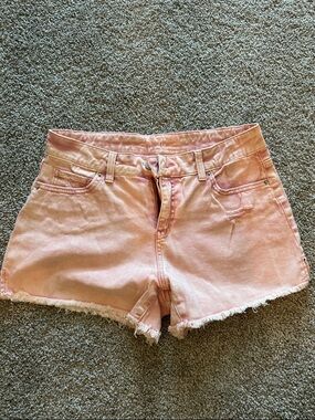 Time and Tru Pastel Pink Denim Cutoff Shorts